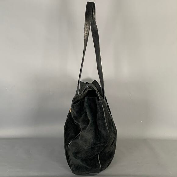 GUCCI Black Suede Leather Tote Bags - Picture 5 of 12